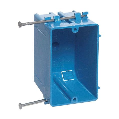 4x4 blue placstic electrical box|carlon 1 gang pvc boxes.